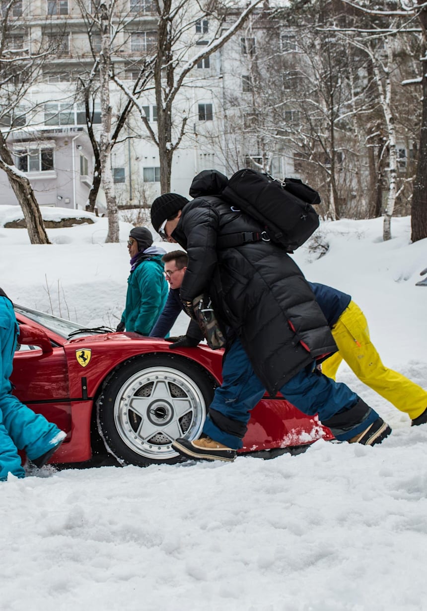 F40雪山キャンプ その裏側