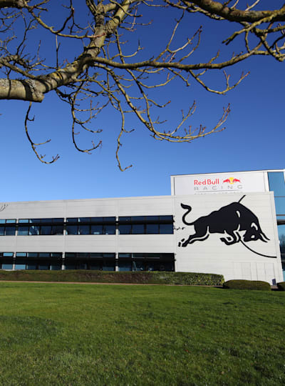 Outside The Red Bull Racing Factory