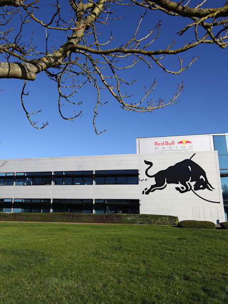 Outside The Red Bull Racing Factory