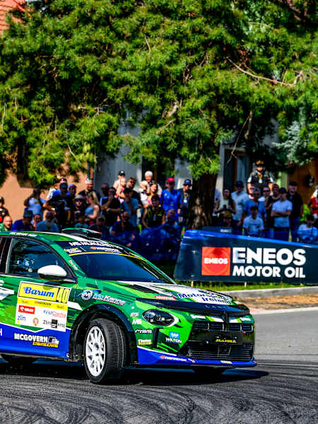 Craig Rahill enjoyed the Junior lead in Zlín on Saturday
