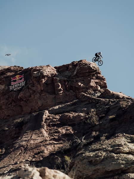 Thomas Genon at Red Bull Rampage 2018 in Virgin, Utah