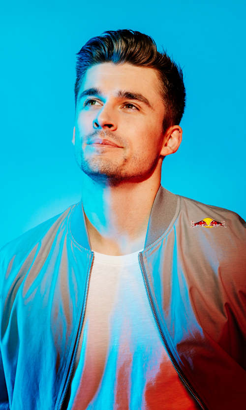 Ludwig poses for a portrait at the Red Bull Headquarters in Santa Monica, California, on January 5, 2024