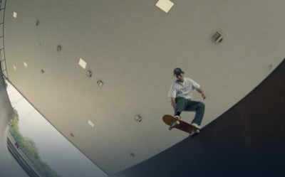 Alex Sorgente does a drop in during his video part, VERO AMORE