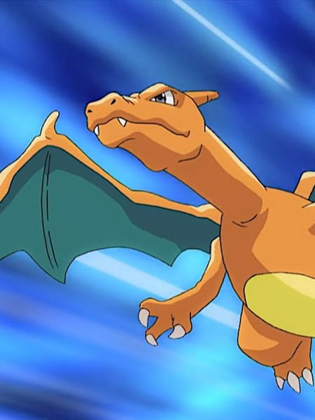 Glurak fliegt durch die Lüfte – bereit, das Duell zu entfachen. Als Symbol für Stärke gehört er zu den beliebtesten Pokémon im TCG-Deck.