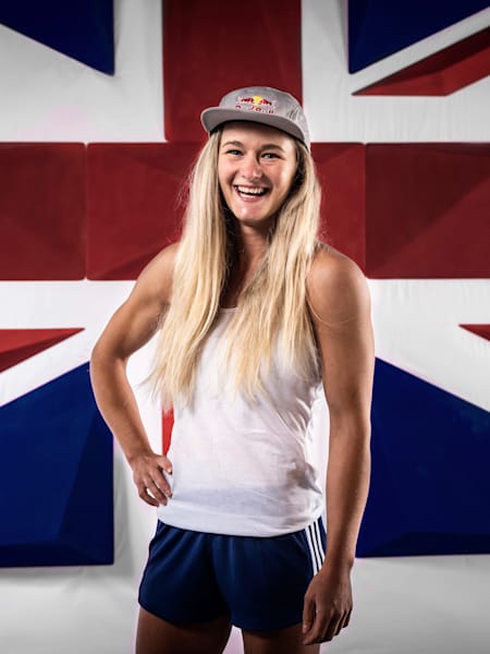 Shauna Coxsey British flag