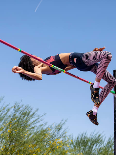 Vashti Cunningham trains in Las Vegas, Nevada, USA on 3 May, 2021. 