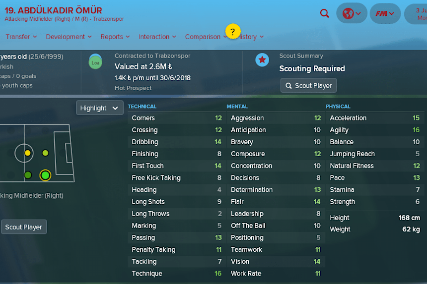 Football Manager 2018 Deki Turk Wonderkid Ler