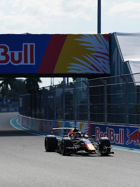 Max Verstappen on track during Sprint Qualifying ahead of the F1 Grand Prix of Miami at Miami International Autodrome on May 01, 2026 in Miami, Florida.