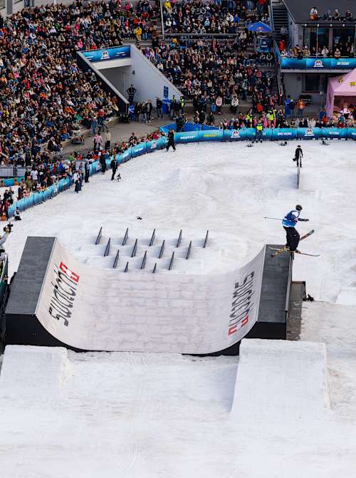 The winner at Melvin Seliberg at Red Bull Unrailistic 2026 in Åre Sweden