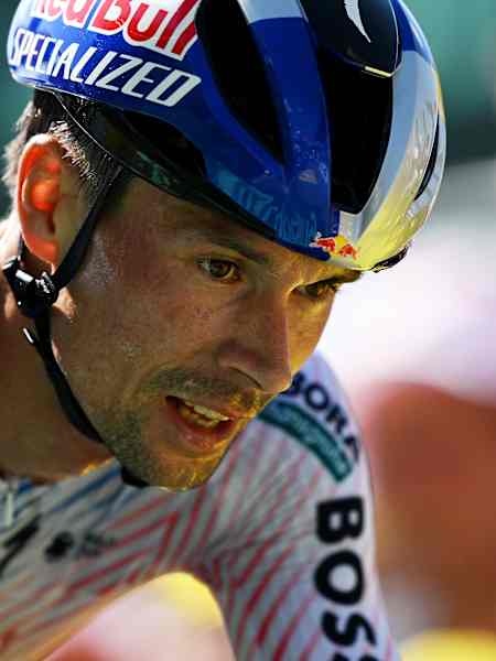 Primoz Roglic finishes third at the mountain time trial