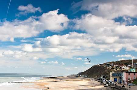Cromer offers stunning vistas over the Norfolk coastline