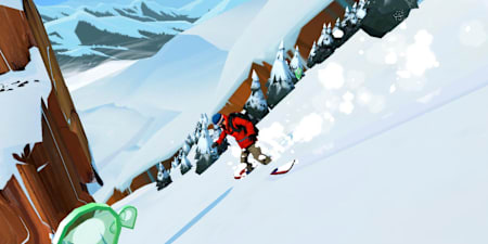A screenshot from Snowboarding The Fourth Phase.