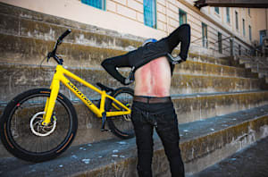 "I broke another wheel, then eventually landed it.”