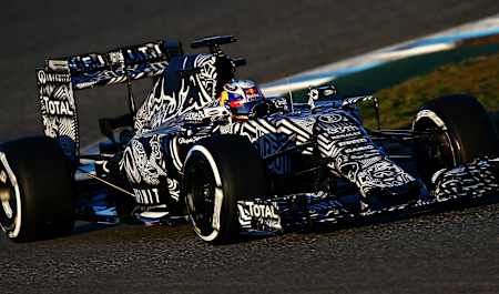 Infiniti Red Bull Racing RB11 on track in Jerez