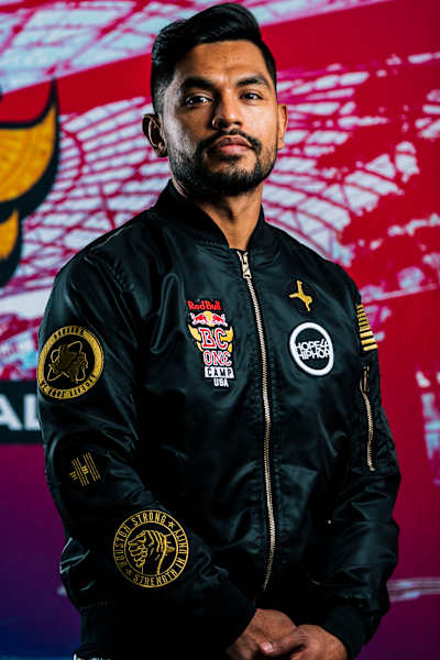Portrait of Omar prior to the Red Bull BC One World Final 2020