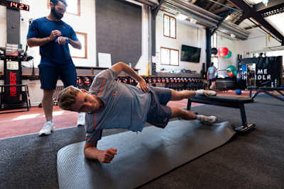 Cam Green während seines Besuchs im Red Bull Athlete Performance Center.