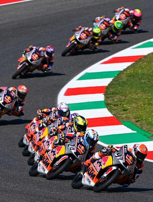 Ryota Ogiwara leading Race 2 in Mugello 2026
