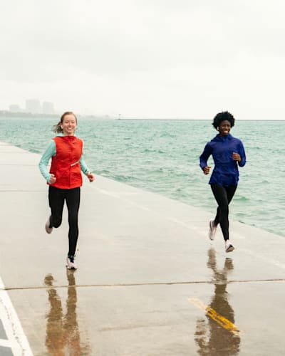 Participants during the Wings for Life World Run - App Run in Chicago 2021