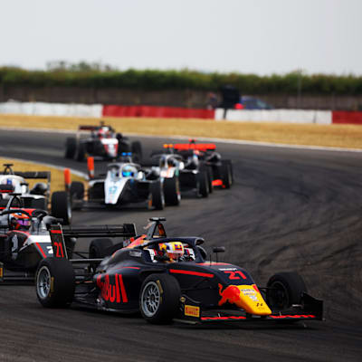 Souta Arao leading at GB3 Snetterton - 2023