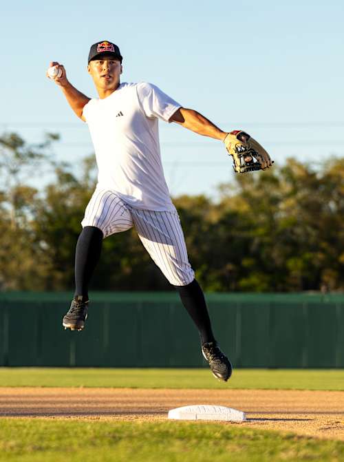 Anthony Volpe plays shortstop for the New York Yankees