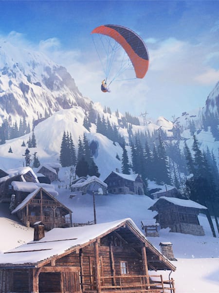 Steep : En parapente dans le nouveau jeu vidéo de sports extrêmes d'Ubisoft.