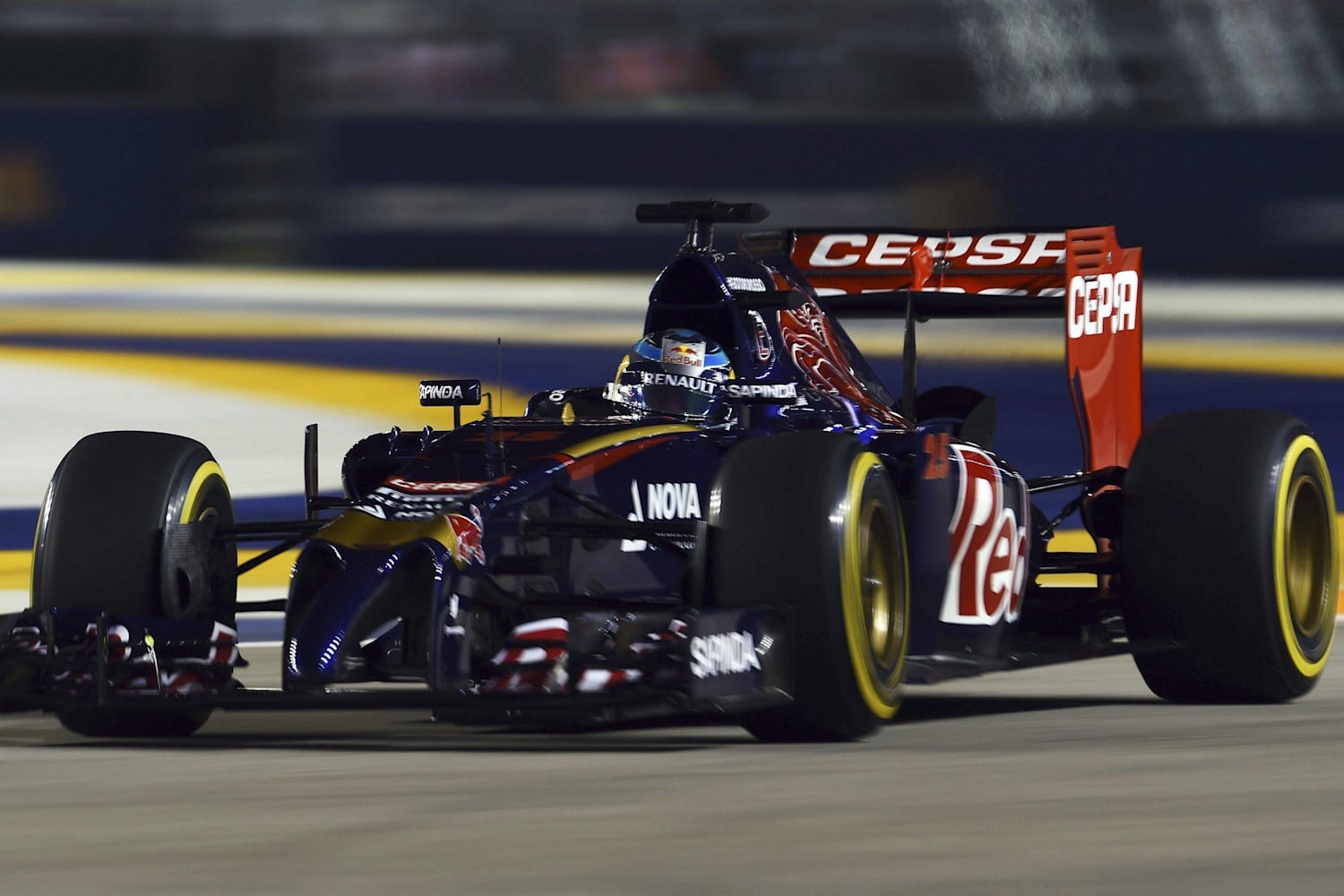 Team Toro Rosso F1, Jean Eric Vergne, 2012 Foto de archivo editorial
