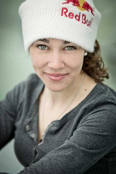 Sarah Hendrickson poses for a portrait at Hangar 7 in Salzburg, Austria on March, 25th 2013.