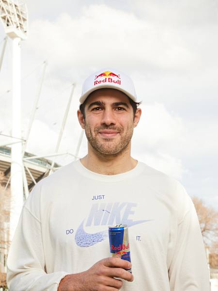 Christian Petracca poses for a portrait in Melbourne, Australia on June 24, 2021.