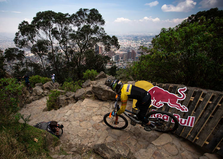 downhill bike red bull