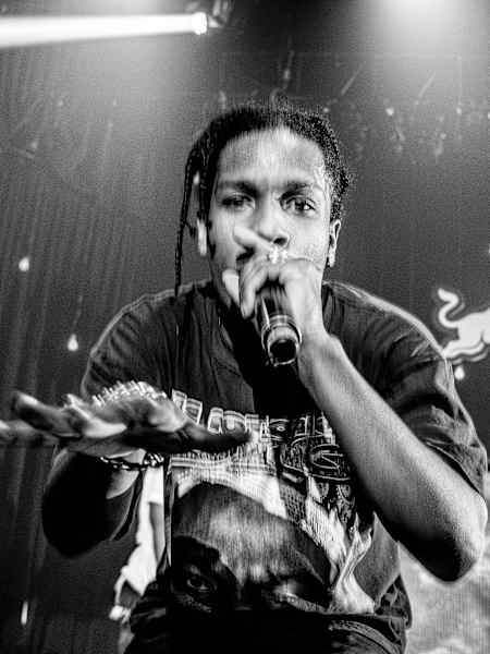 A$AP Rocky grabs the mic during A$AP Mob's Red Bull Sound Select: 30 Days In LA set.