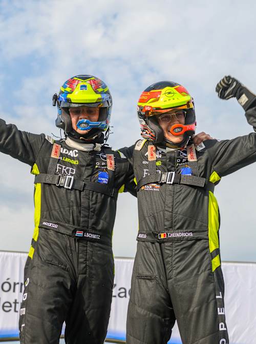 Tom Heindrichs celebrated his breakthrough Junior ERC victory on Sunday
