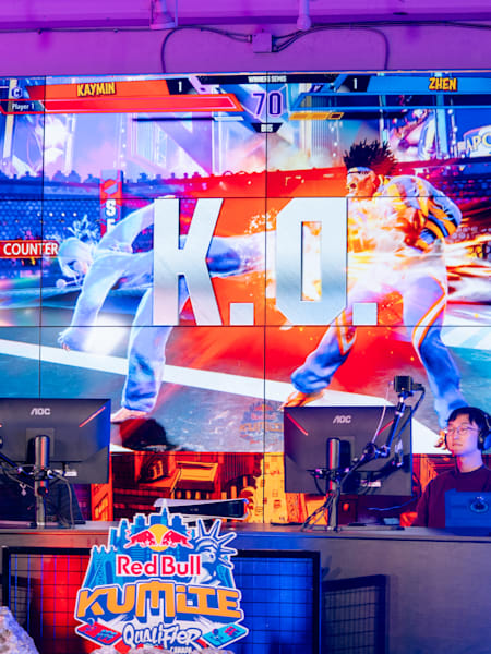 Zhen competing at Red Bull Kumite 2024 in Toronto, Ontario on March 2, 2024 