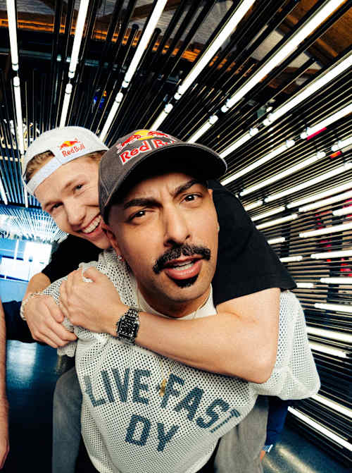 Kyle „Mongraal“ Jackson, Martin Foss Andersen (MrSavage) und Amar Al-Naimi.
