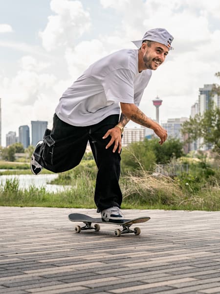 TJ Rogers Skating in Calgary