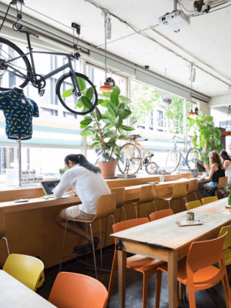 This iconic Old Street café has long been a favourite among London cyclists.
