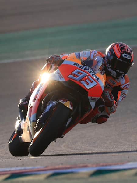 What was Marc Marquez riding and is it similar to MotoGP™?