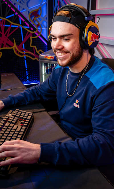 Kyle "Mongraal" Jackson during a Photoshoot at the Red Bull Gaming Sphere, London, UK on 4th April 2025.