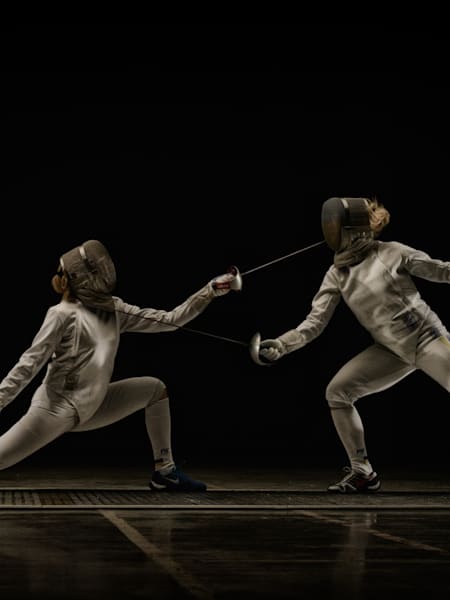 Olga Kharlan fencing