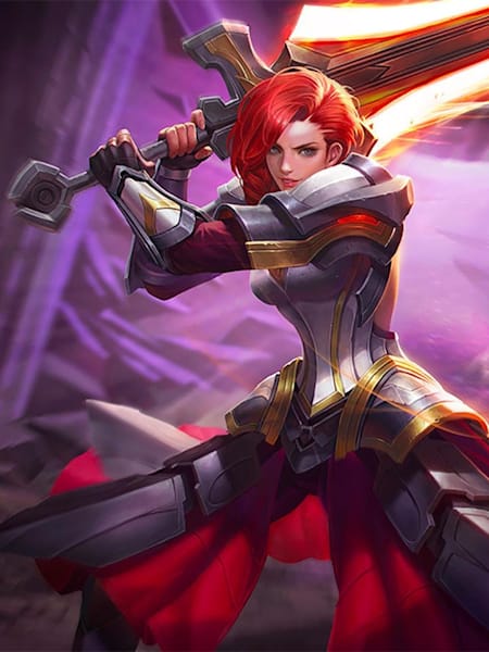 Artwork of Astrid from the mobile game Arena of Valor.