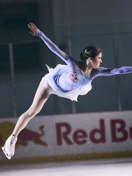 Isabeau Levito skates at a rink near Los Angeles, CA, USA