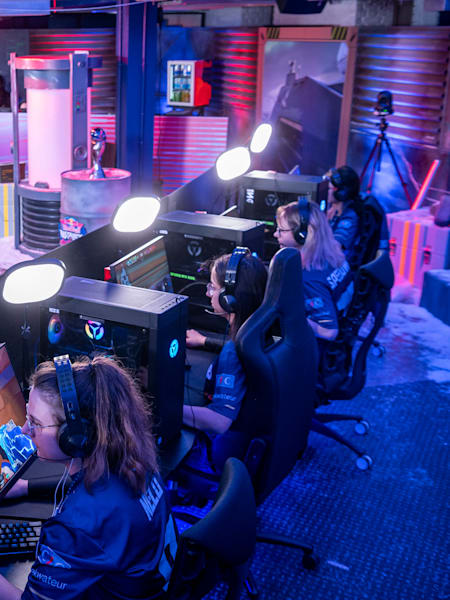 Karmine Corp seen during day 1 of Red Bull Instalock at the Red Bull Gaming Sphere, London, United Kingdom on 20. April 2024