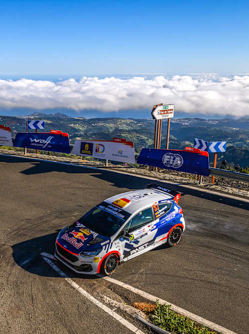 Gil Membrado controlled Friday WRC3 proceedings in Gran Canaria