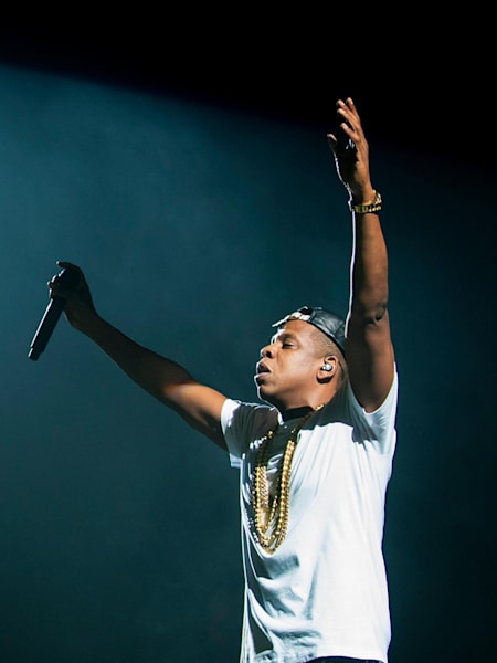 Jay Z Performs On Stage in London