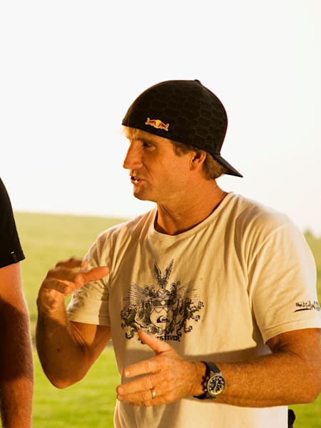 Björn Dunkerbeck and Robby Naish in Hawaii.