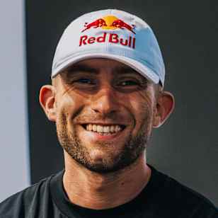 Jake Dearden poses for a portrait a at the Hyrox World Championship in Nice, France, on June 9, 2024.