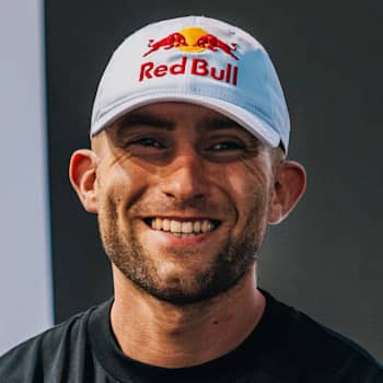 Jake Dearden poses for a portrait a at the Hyrox World Championship in Nice, France, on June 9, 2024.