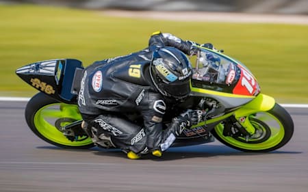 Scott Ogden racing at the British Championship