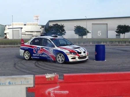 Gymkhana racing in Singapore takes place in car parks and is a cheap way to race in Asia