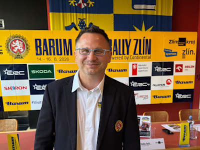 Jan Regner is the Barum Czech Rally Zlín clerk of the course