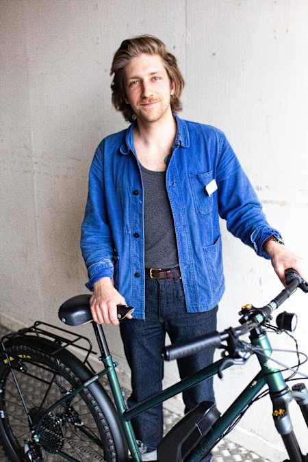 Victor Duchêne uses recycled materials to build his designs